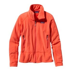 Patagonia Emmilen Fleece Zip Up Jacket‎ Women's Size XS Coral Pink